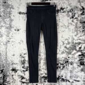 Spanx‎ Jeggings Womens Size Small Black Cotton Polyester Stretch Skater